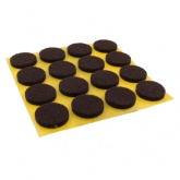 18mm Round Self Adhesive Felt Pads Ideal For Furniture & Also For Table & Chair Legs